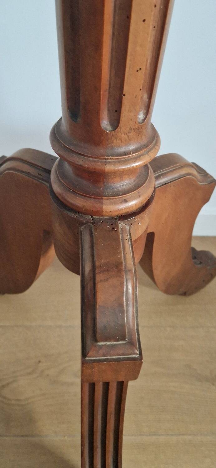 Louis xvi style high pedestal table