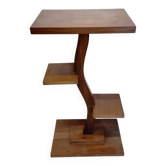 Sellette, porte-plante en bois avec étagères