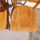 4 vintage bistro chairs by Luterma.