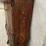 Louis XV style lady's secretary in light wood marquetry, 20th century