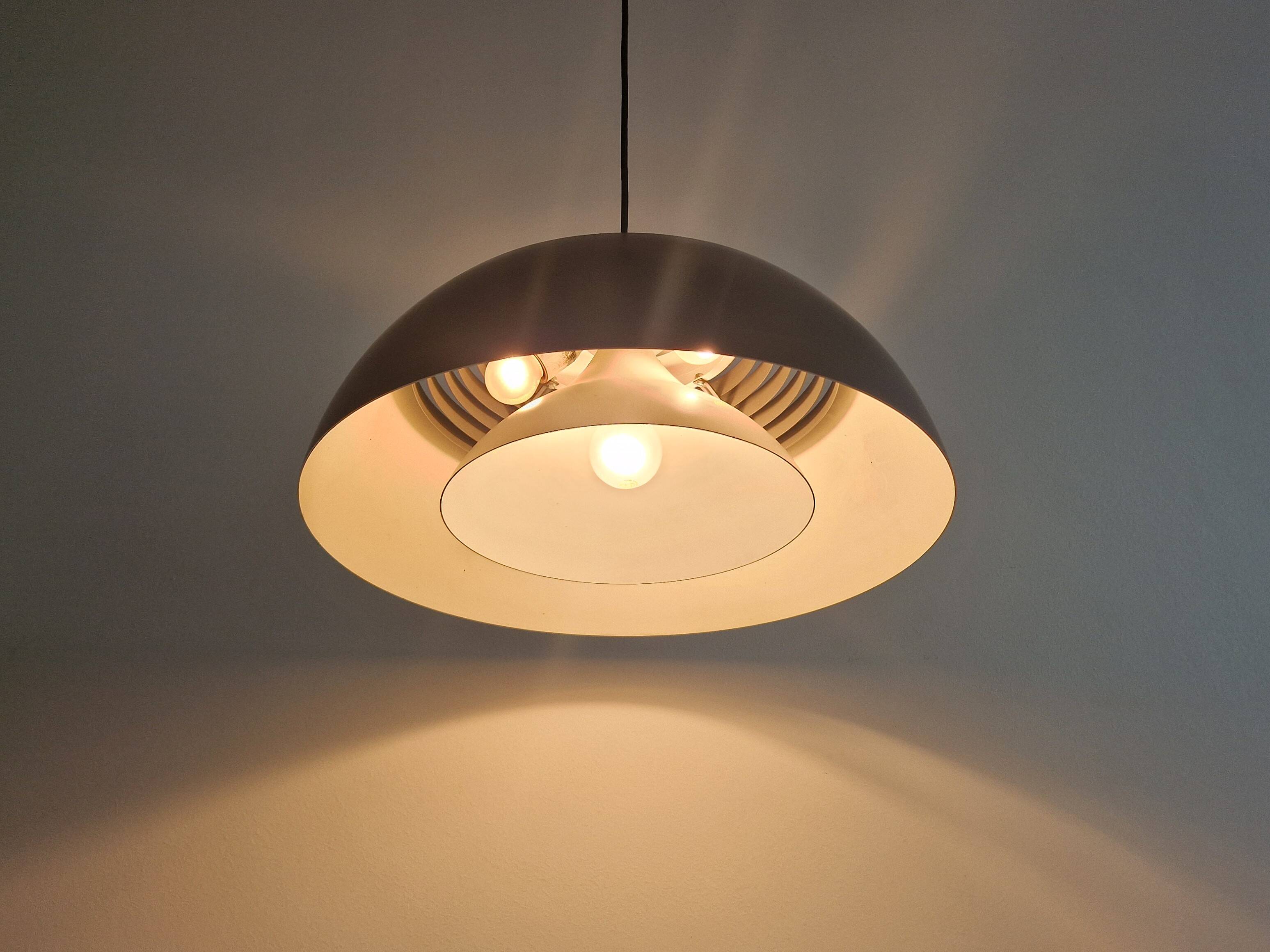 Dark brown 'AJ Royal' pendant lamp by Arne Jacobsen for Louis Poulsen, Denmark 1958