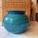 Round vase Rimini blue by Aldo Londi for Bitossi