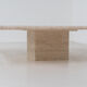 XL travertine coffee table