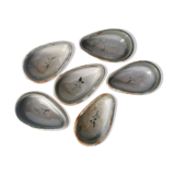Glazed sandstone avocado cups ponce sur loir