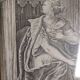 Philip Galle (1537-1612) "Lucretia" Engraving Burin