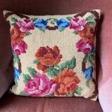 Vintage canvas cushion