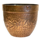 Large planter by villedieu in brass 1970s - 1980s