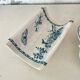 Sarreguemines earthenware asparagus dish, Carmen pattern