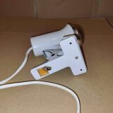 Vintage white clip-on spotlight lamp Lita