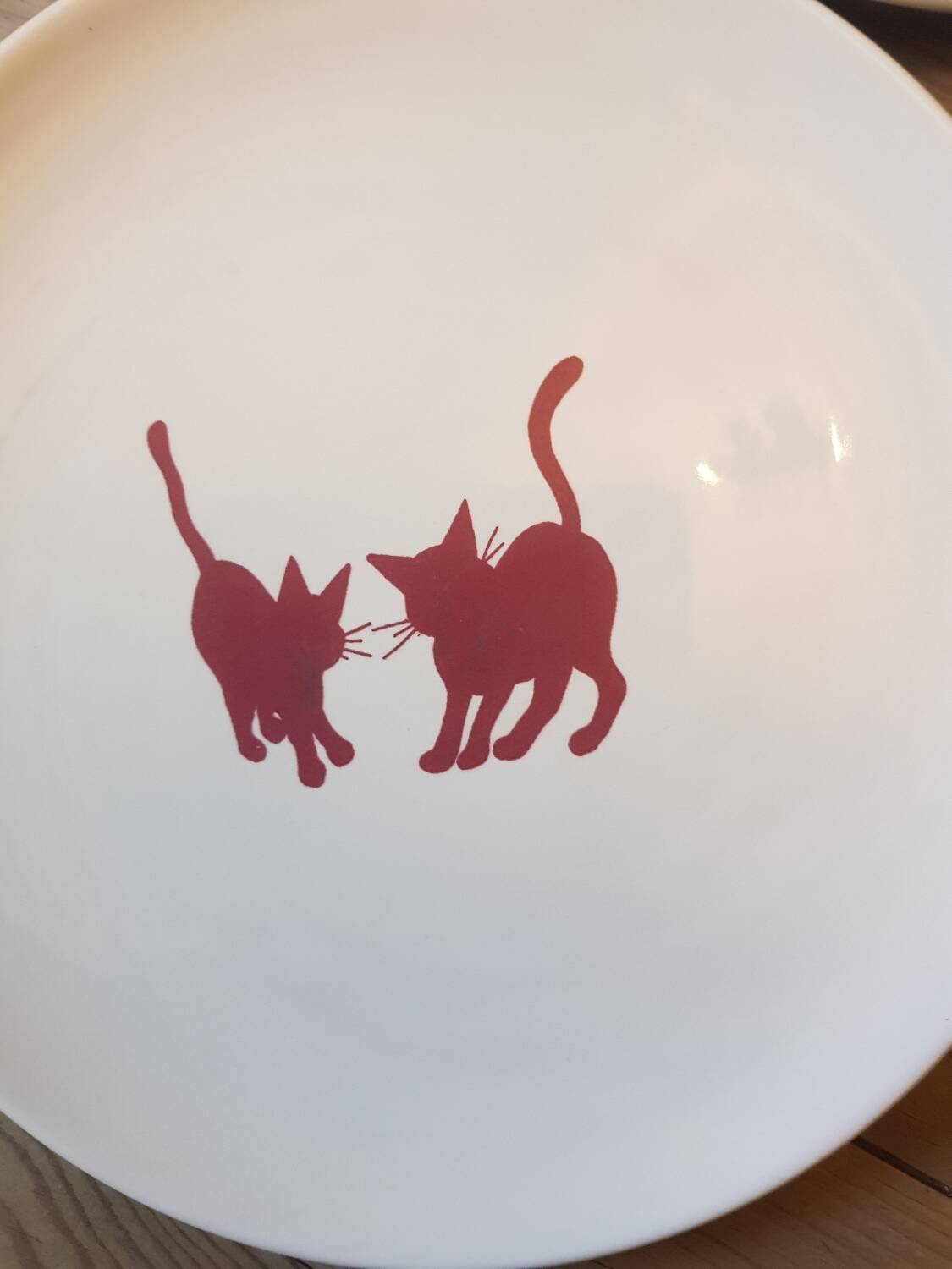 Set of 5 vintage dessert plates from Lunéville.