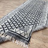 Handmade wool Berber rug 340 X 120 CM