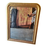 Golden trumeau mirror 130x100