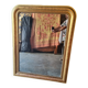 Golden trumeau mirror 130x100
