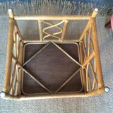 Table basse en rotin