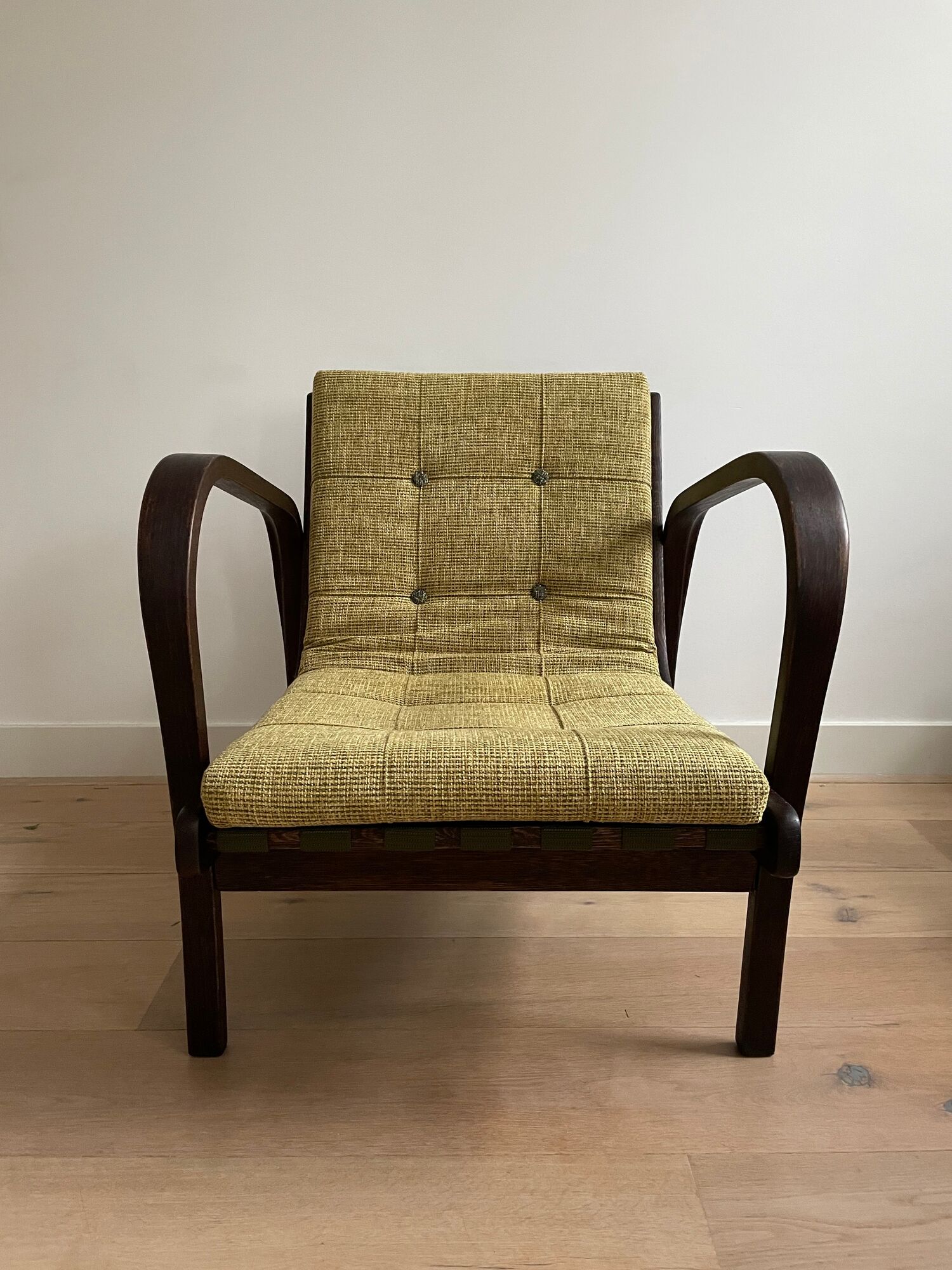 Armchair by Karol Kozelka and Antonin Kropacek for Interior Praha, 1950s