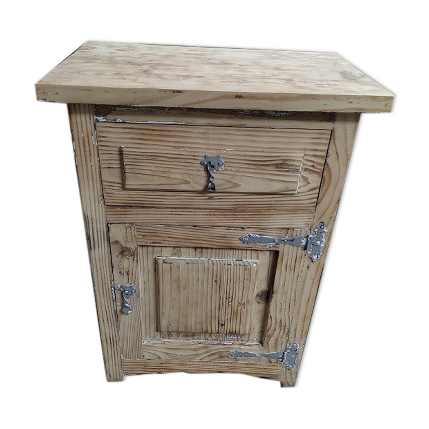 Extra furniture solid wood drawer door aero-gummed cerusé