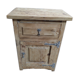 Meuble appoint bois massif porte