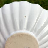 Retro ceramic shell soap dish set