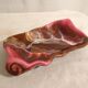 Vacuum former vallauris france vintage ceramic pink pocket