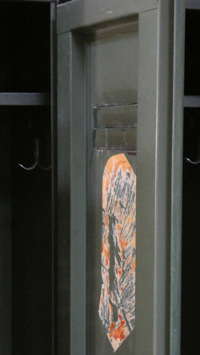 Vintage military metal cabinet from Officina Di Ricerca, Italy, 1960s.
