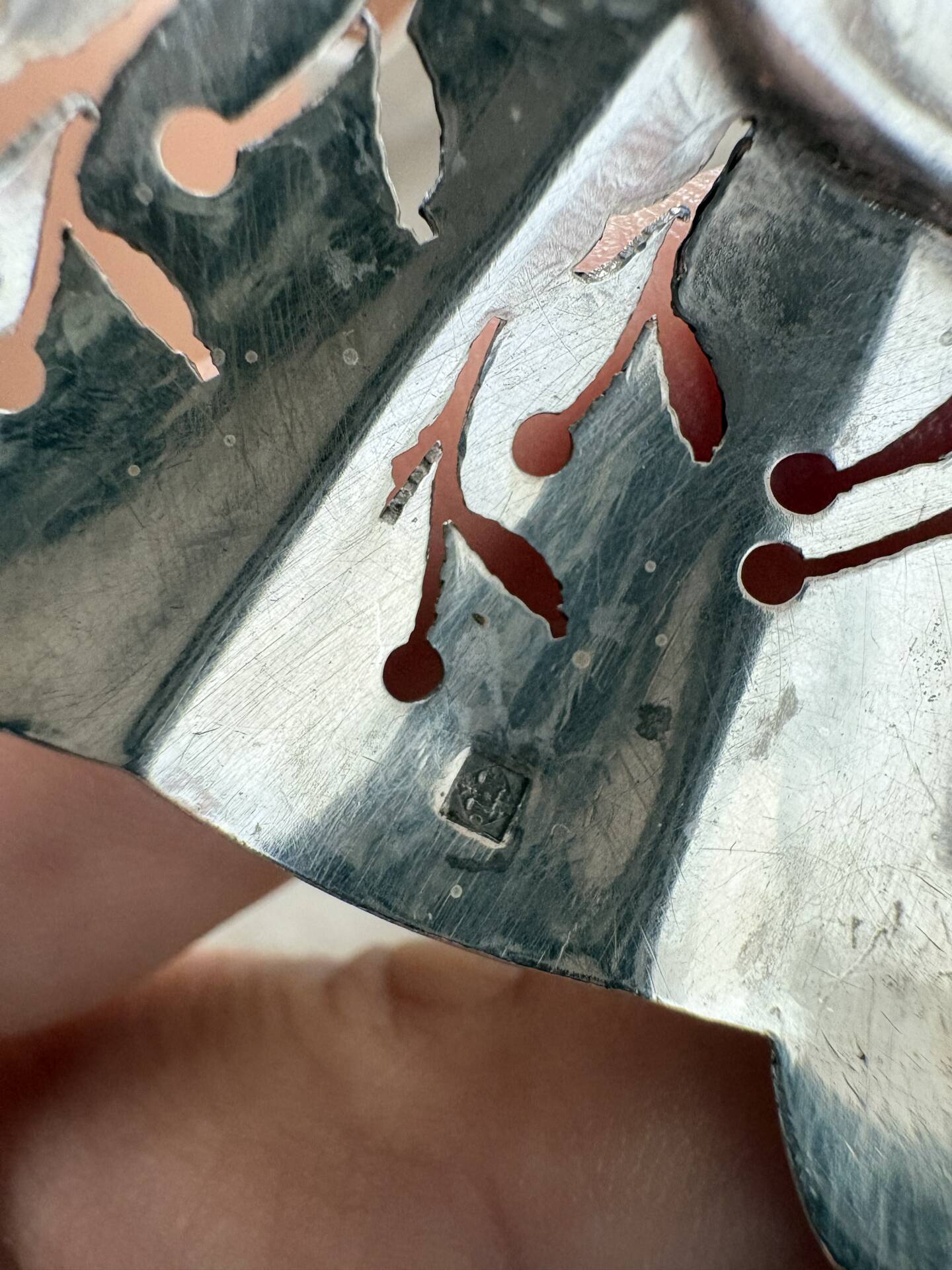Cuillère à pèlerin , pelle à service Christofle en métal argenté