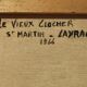 Peinture à l'huile sur toile vintage française, signée A. Lahour, 1964