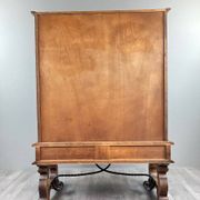 Carved oak display case, Neo-Renaissance style, 20th century