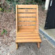 Lot de 2 chaises de plage pliantes