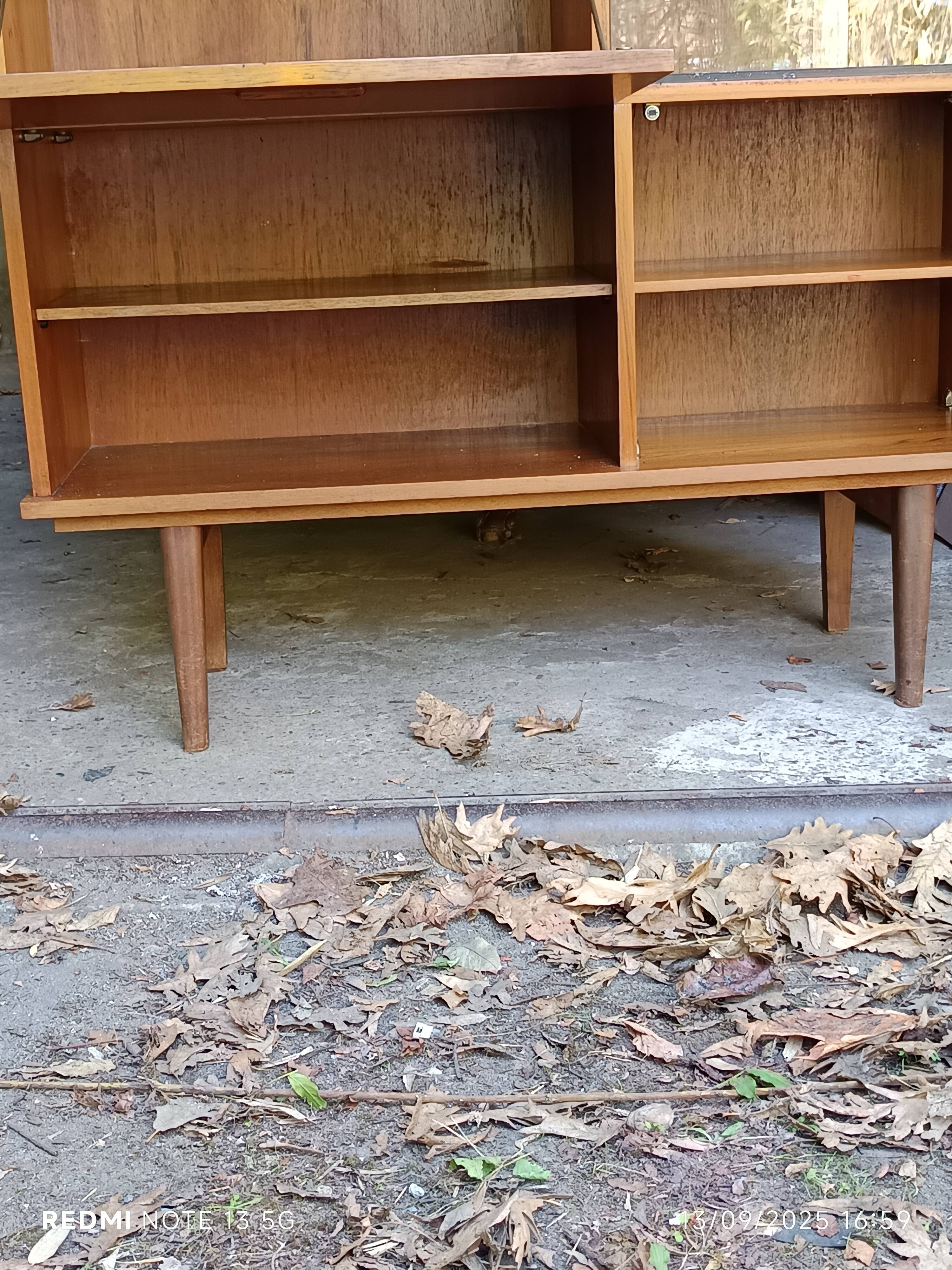 1960s Scandinavian display cabinet