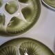 6 oyster/shellfish plates from Moulin des Loups in very good condition.