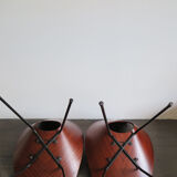 Vittorio Nobili for Fratelli Tagliabue Italian Medea dining chairs, 1950s