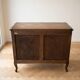 Louis XV arbalète style commode with 3 wooden drawers