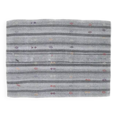 Tapis kilim anatolien vintage turc noué à la main 195x260