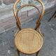 6 chairs bistro curved vintage wood