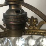 Crystal tassel chandelier