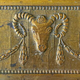 Framed mirror "friezes and ram's head" neoclassical
