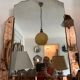Venetian mirror vintage art deco, 77x101 cm