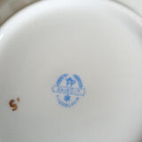 6 Yugoslav porcelain coffee cups - FP Zaječar - white and gilding