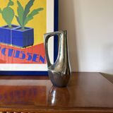 A. Cytère, modern iridescent gres vase, Rambervillers France 1950s