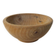 small turned wooden bowl