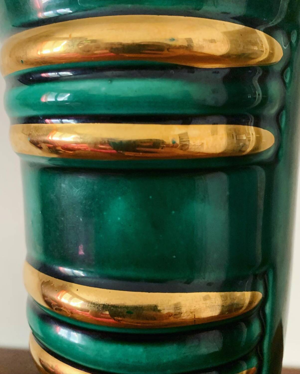 Large Art Deco ceramic vase by B. Letalle, Saint-Clément