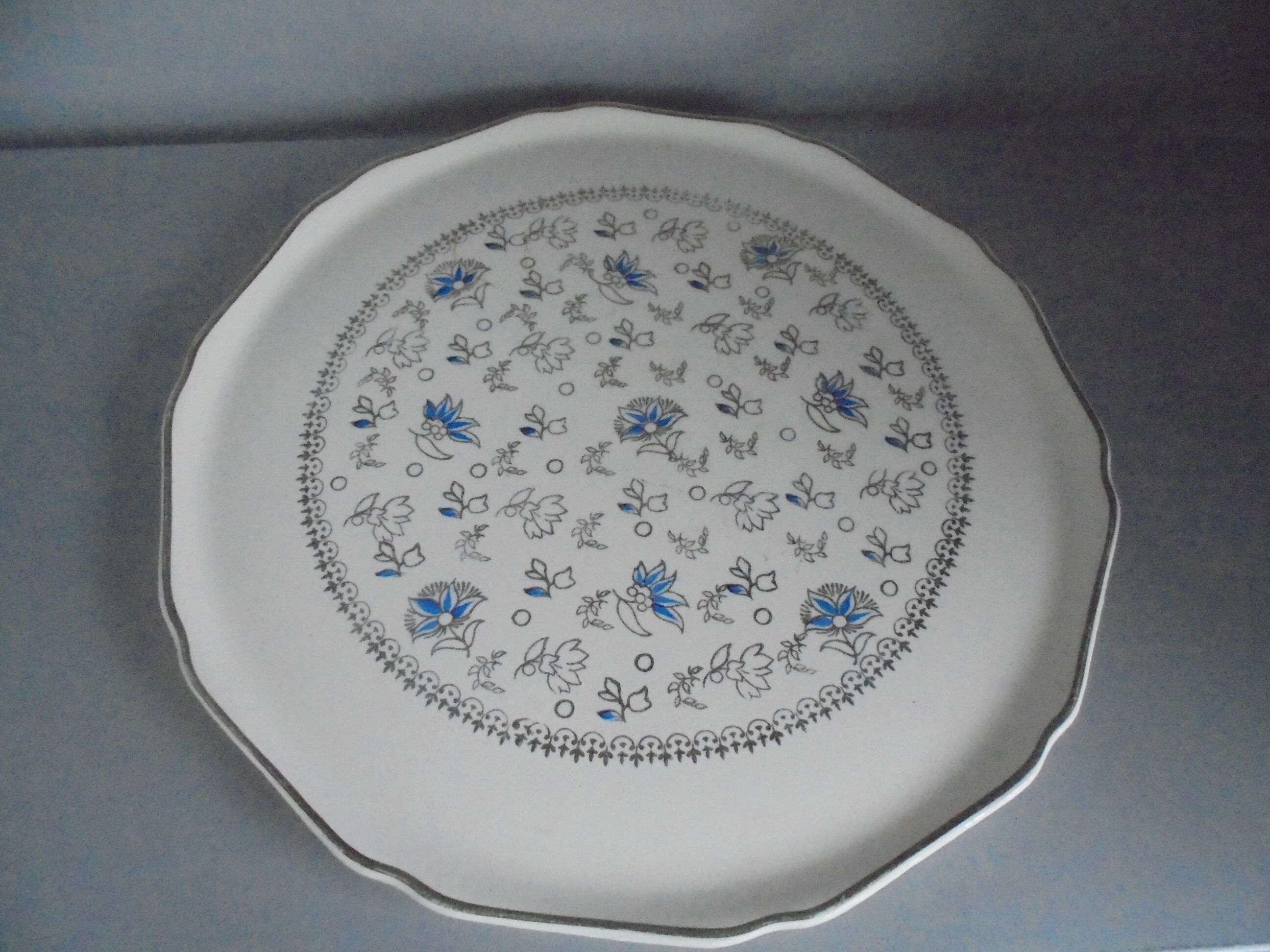 Plat à tarte ou gateau Longwy