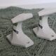 Pair of Paris porcelain coat hooks