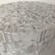 Ceiling window in chiseled glass from the 60s and 70s