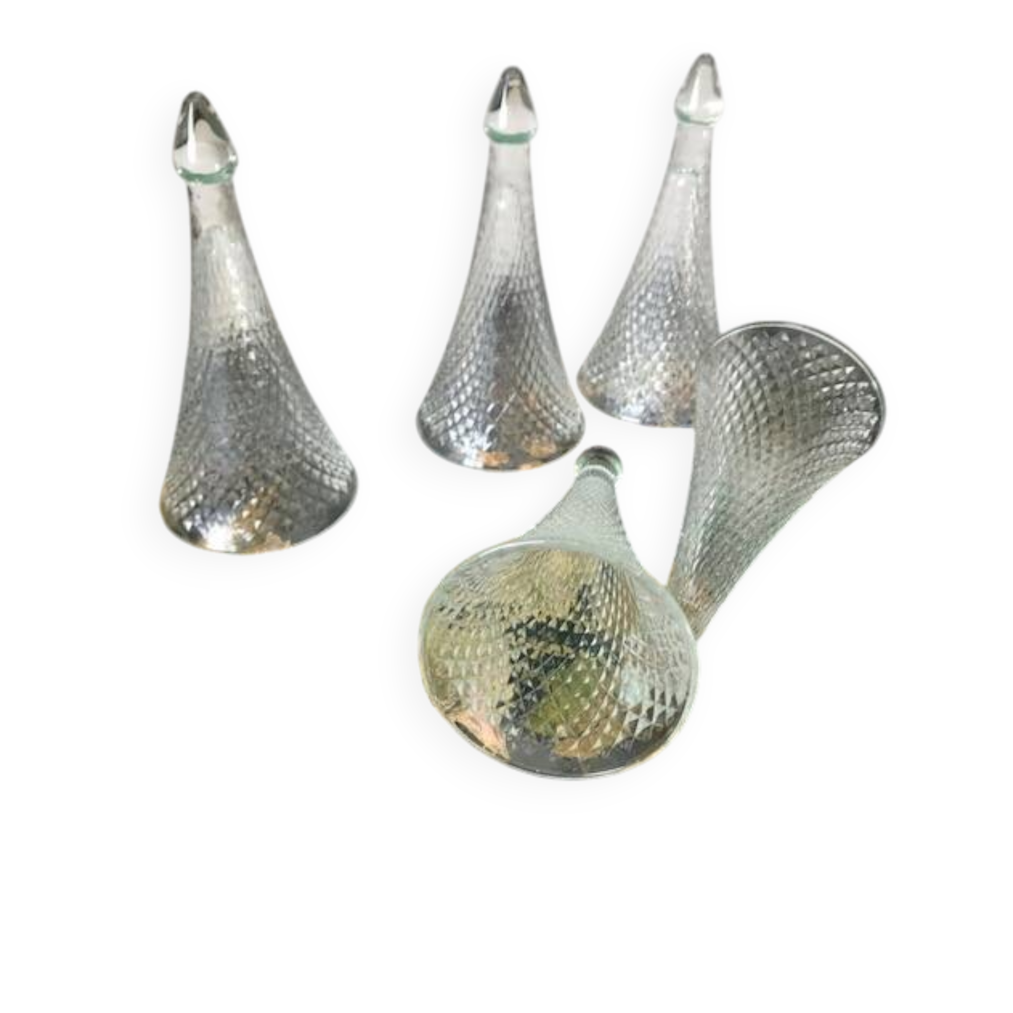 5 Trinquette champagne glasses or flutes - Henri Maire