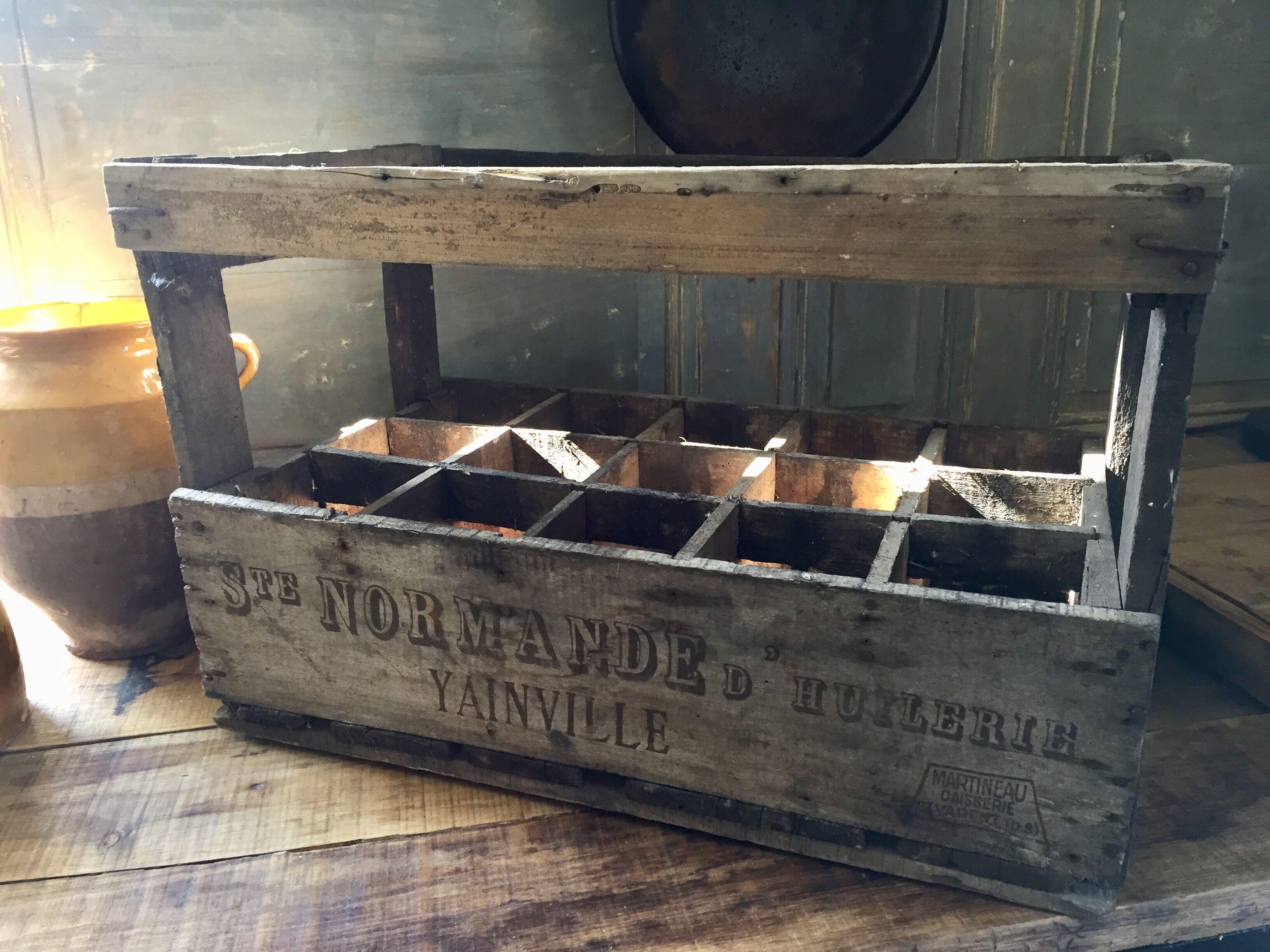 Bottle wooden rack