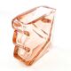 Art Deco vase, crystal, Moser, Czechoslovakia, 1930s