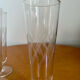 Vintage champagne flutes 1960