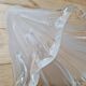 Antique Art Deco glass tulip