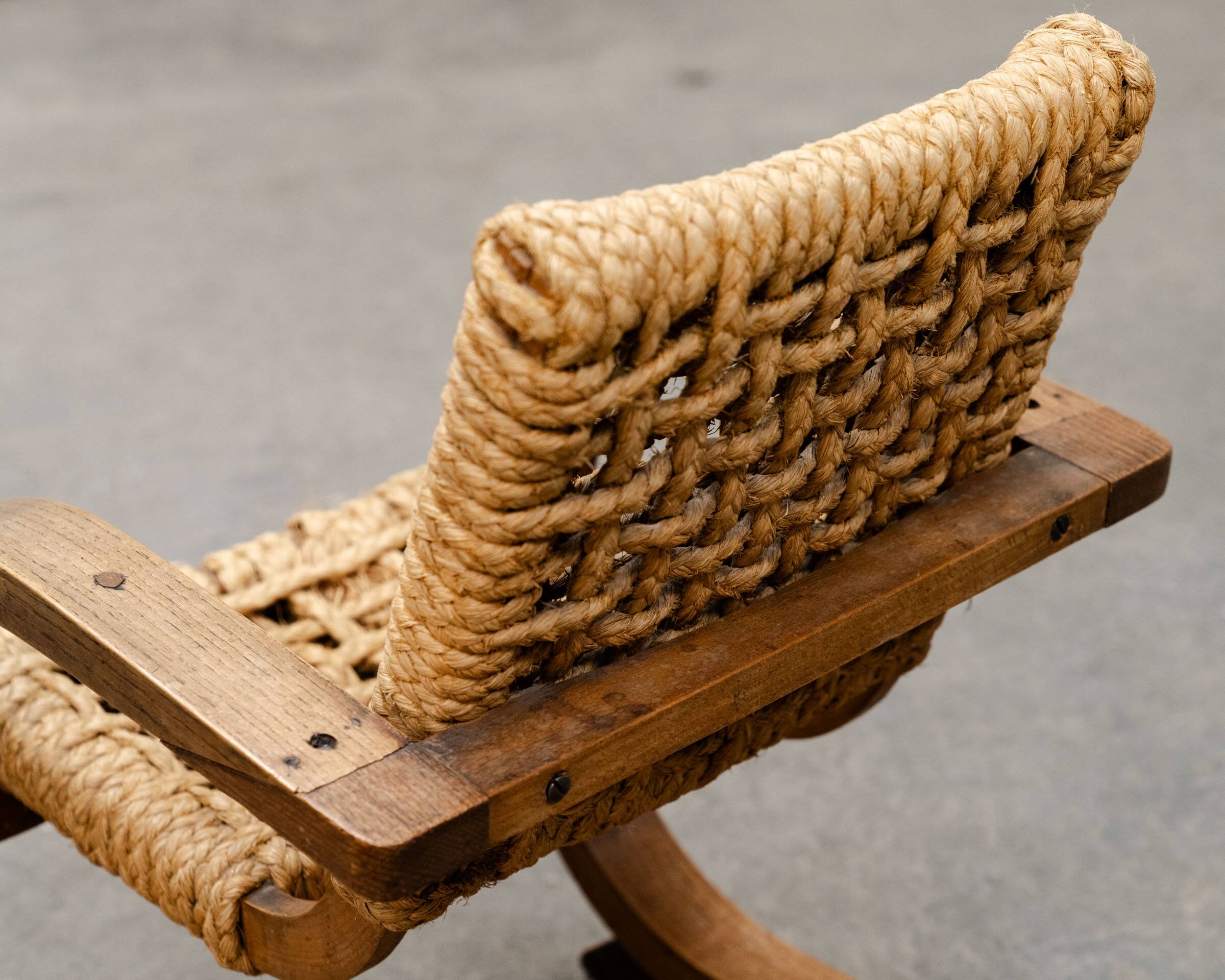 Rare fauteuil de démonstration Audoux et Minet, taille enfant